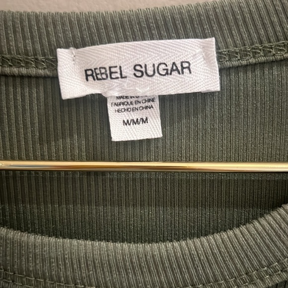 REBEL SUGAR Ribbed Long sleeve Shirt - Picture 2 of 4